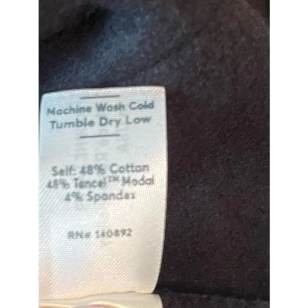 NWT Marine Layer Black Full Zip Hoodie Small Super Soft Casual